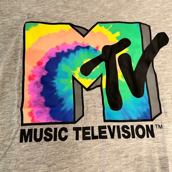 Gray MTV Music Television T-Shirt - Picture 2 of 8
